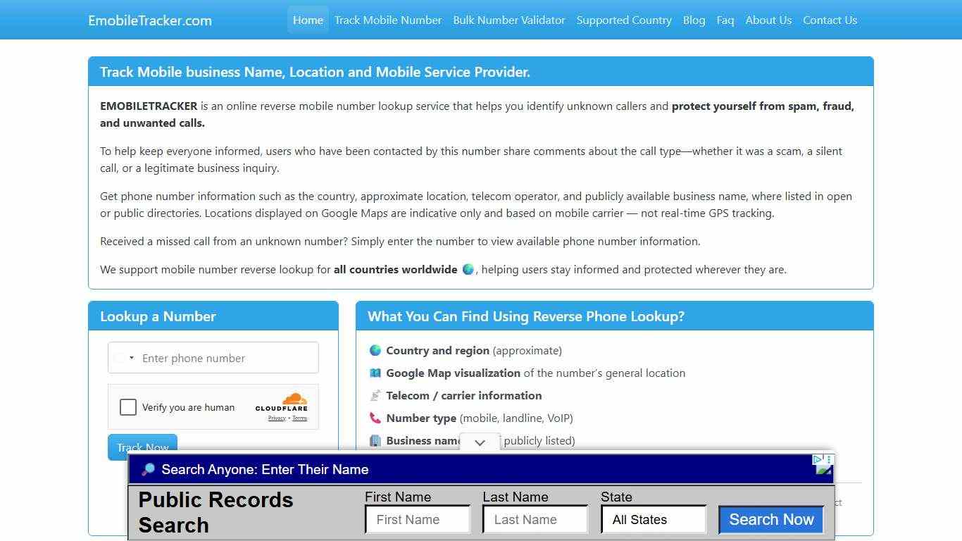 Mobile Number Tracker Find Owner Name and Location on Google Map.